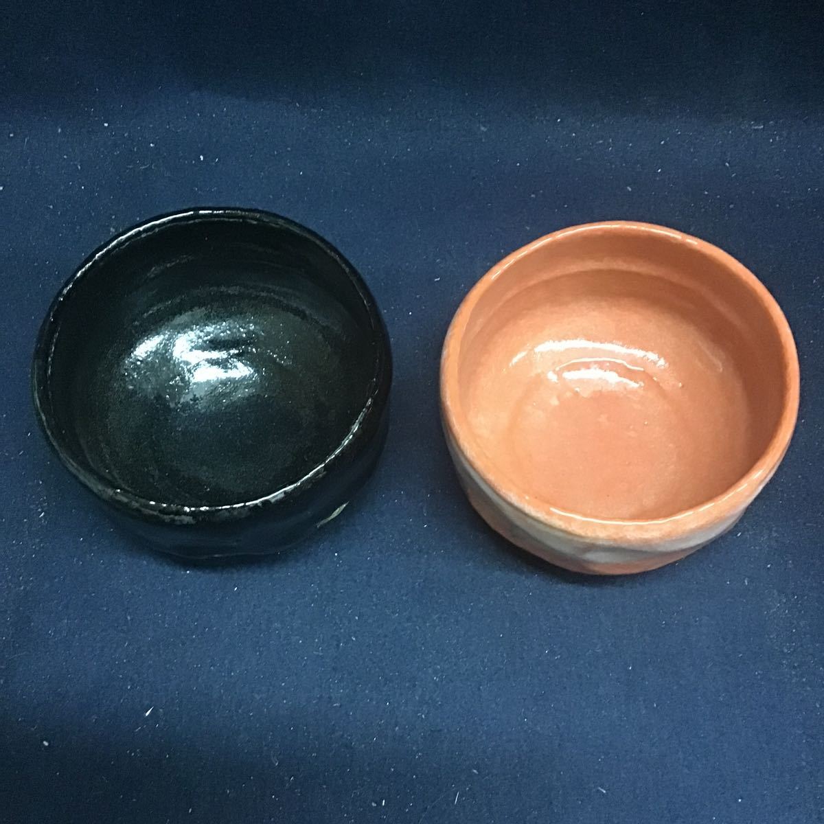 佐々木松楽 一双 松楽造 赤楽 黒楽 茶碗 茶 臨済宗 大徳寺派 太玄和尚
