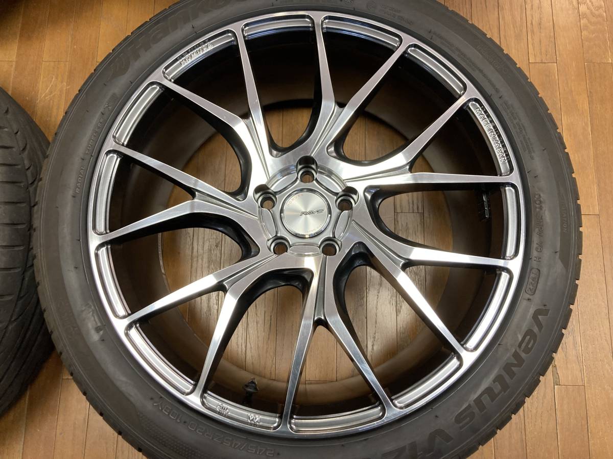 ◇RAYS HOMURA 2×7TW 20インチ◇8.5J+45 5H114.3◇K120 245/45R20 2022 