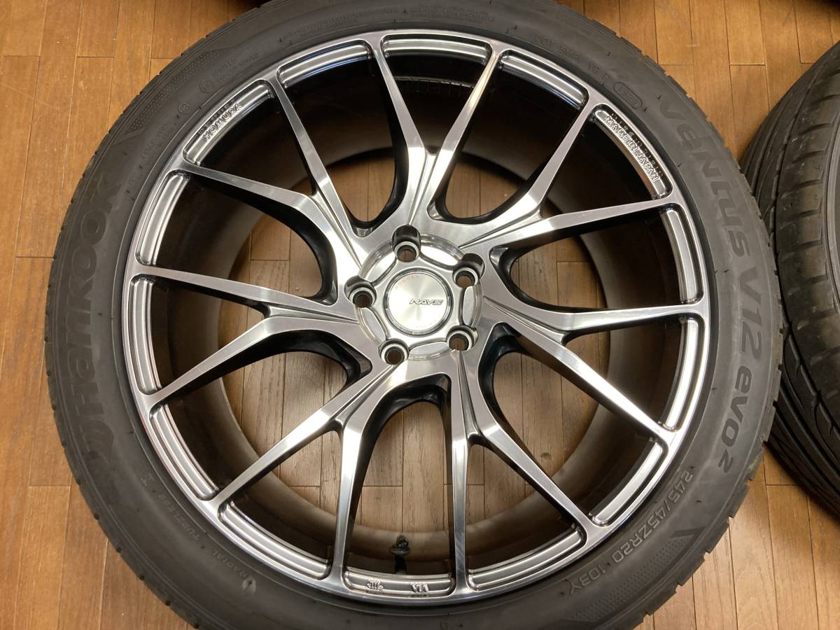◇RAYS HOMURA 2×7TW 20インチ◇8.5J+45 5H114.3◇K120 245/45R20 2022 