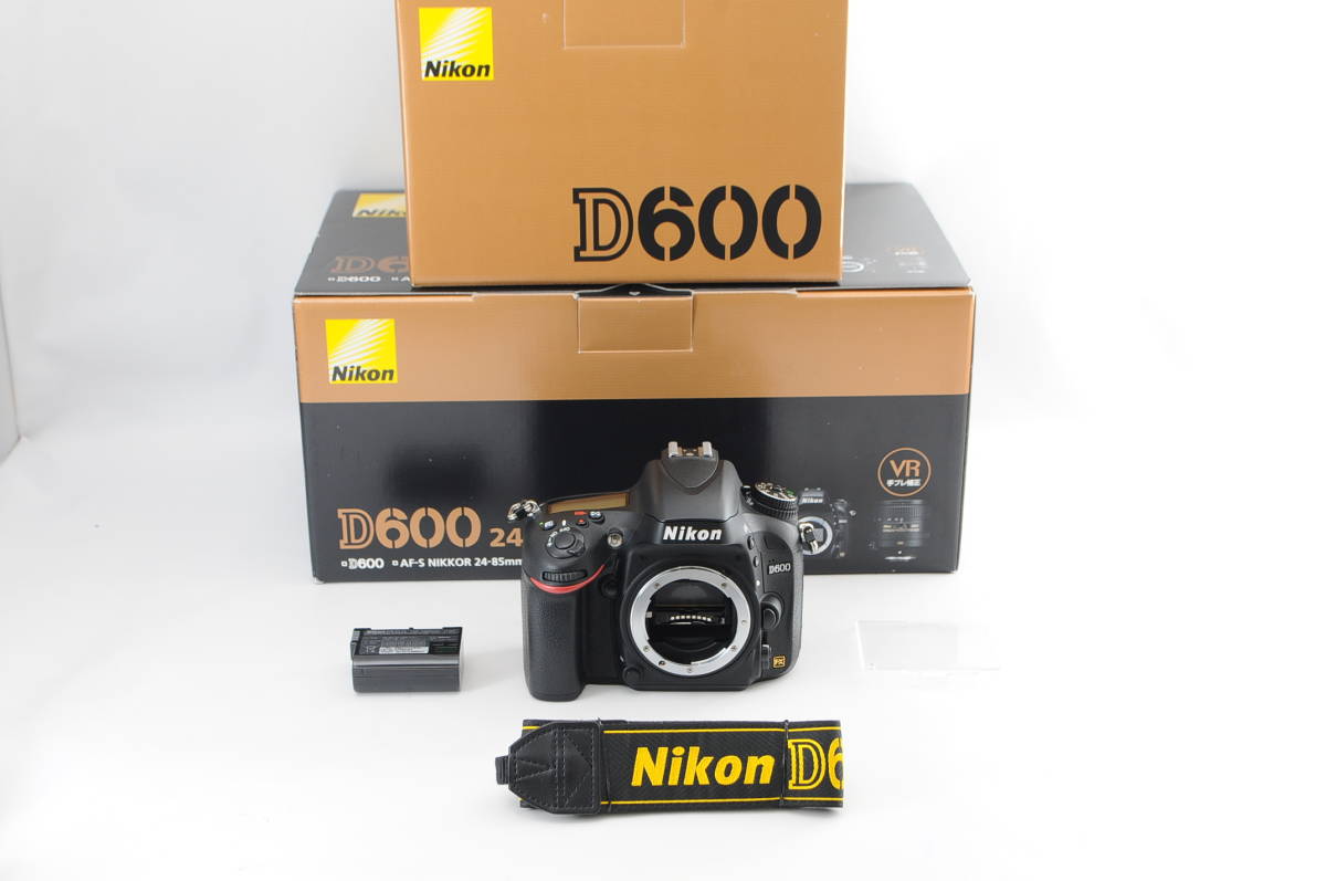 Nikon d600 ボディ箱付き