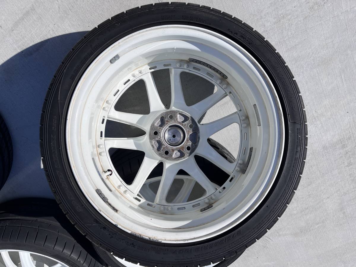 RAYS レイズ VOLK RACING ボルクレーシング GT-V ホイール 4本 19inch 