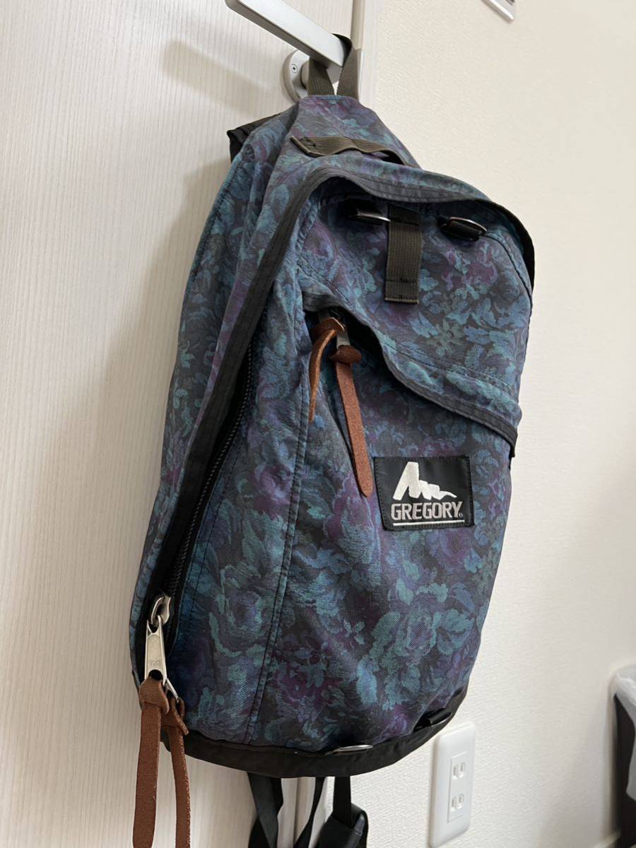 USA製 旧タグ GREGORY グレゴリー バックパック リュック 花柄 