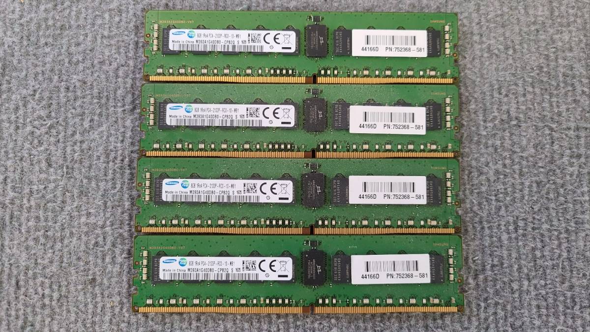 Samsung DDR4 メモリ 8GB×4枚セット 4枚セット 計32GB samsung DDR4ノート