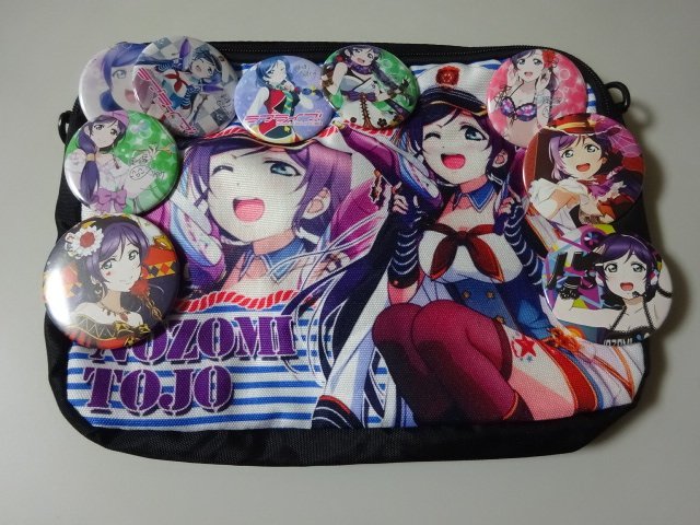 ラブライブ 東條希 缶バッジ付ショルダーバッグ ショルダーバッグ 
