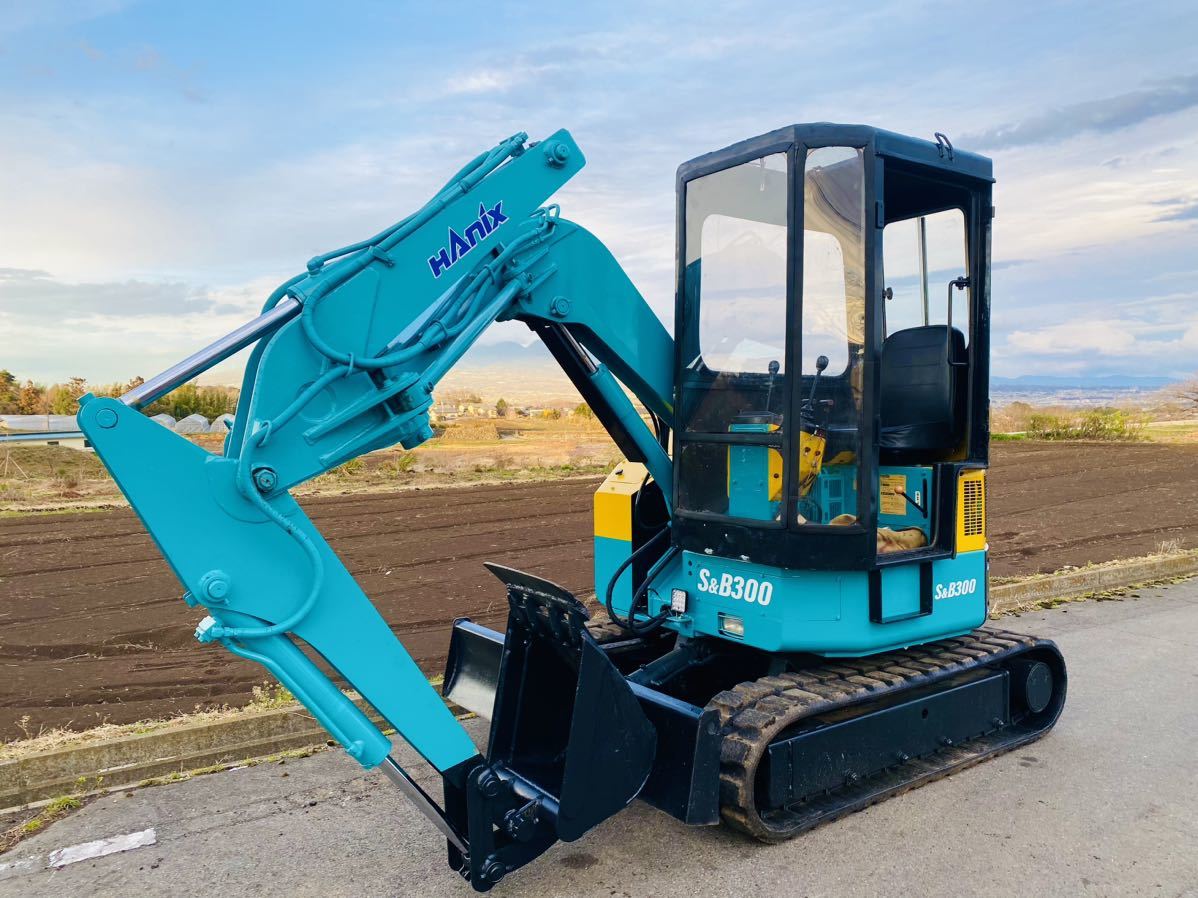ハニックス HANIX S&B300 3141時間 油圧ショベル ユンボ 3.5トンクラス