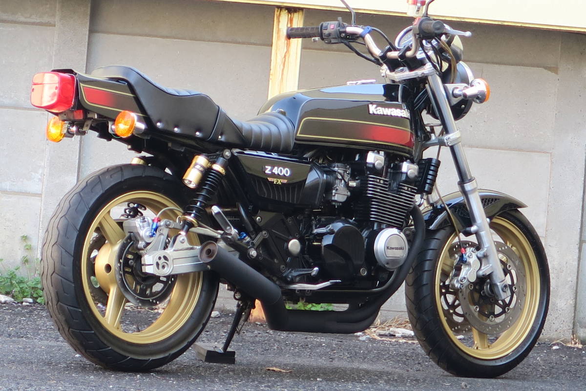 即決！オーラ全開☆Z400FX仕様ゼファー400X改 新品外装ニュー
