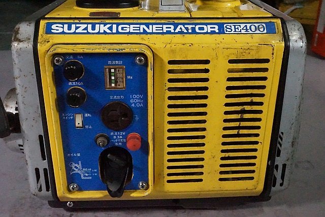 ◎ SUZUKI スズキ 発電機 小型 防災 ※動作未チェック SE400(発電機