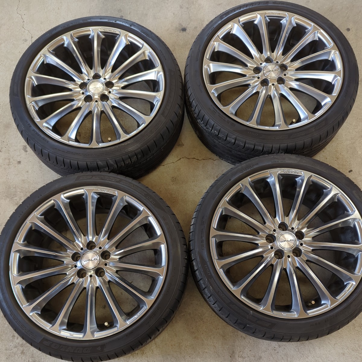WALDヴァルドPortofino ポルトフィーノ 18インチ ×8J＋35