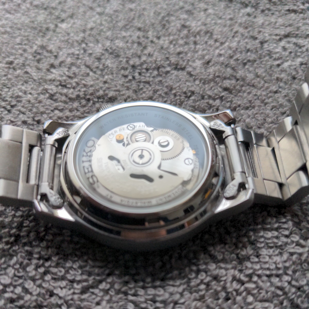 ☆美品☆ セイコー5 SEIKO 5 SNK803K2 7S26-02J0 新同純正ベルト2本付 