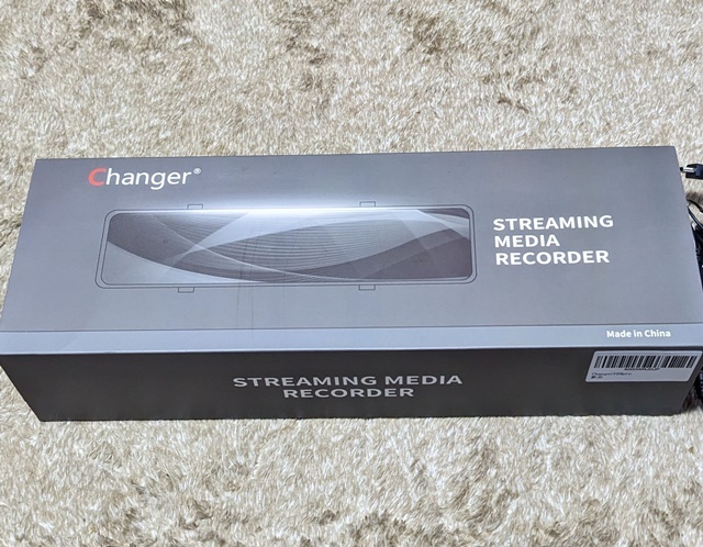 Changer ドライブレコーダー ミラー型 ジャンク Changer ミラー型