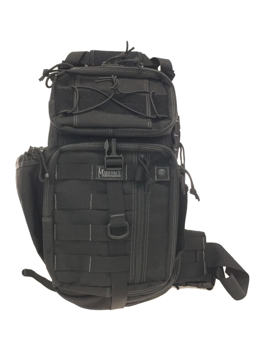 MAGFORCE◆リュック/-/BLK/無地/留め具欠損