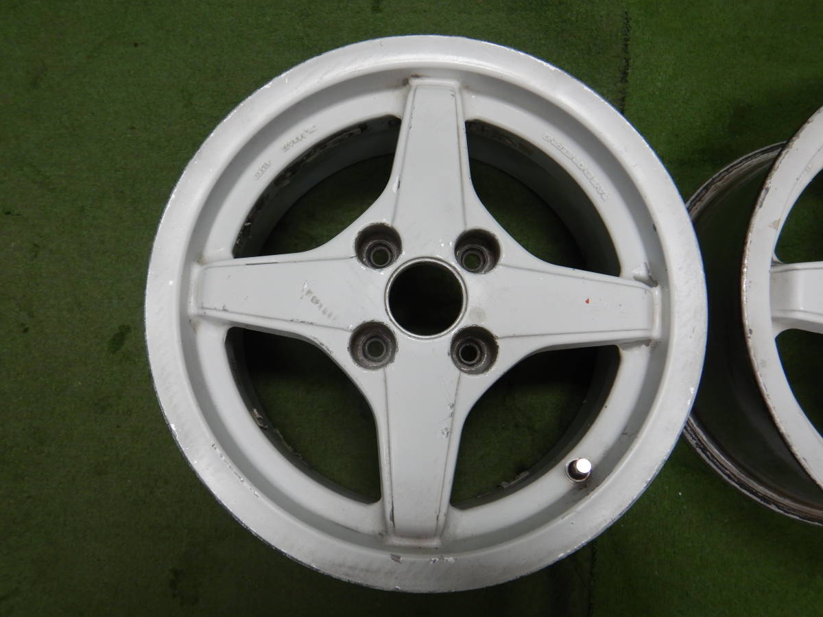 ★RAYS VOLKRACING 5/4.S★6JJ×14 OFF：+39 PCD：100-4H ハブ径:65mm 傷、汚れ、錆、塗装がれ等あり 2本 
