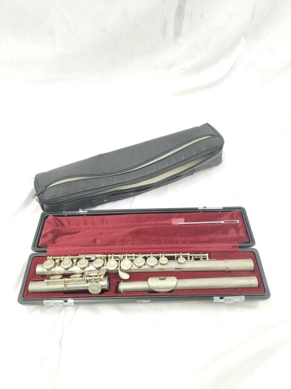 ★音出し未確認★YAMAHA ヤマハ フルート 管楽器 木管楽器 YFL211 ケース付き 楽器 ブラスバンド オーケストラ　TSHS0326-11