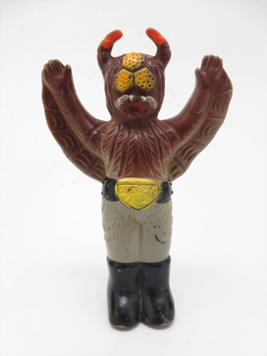 当時もの】指人形ソフビ仮面ライダー東映カマキリ男