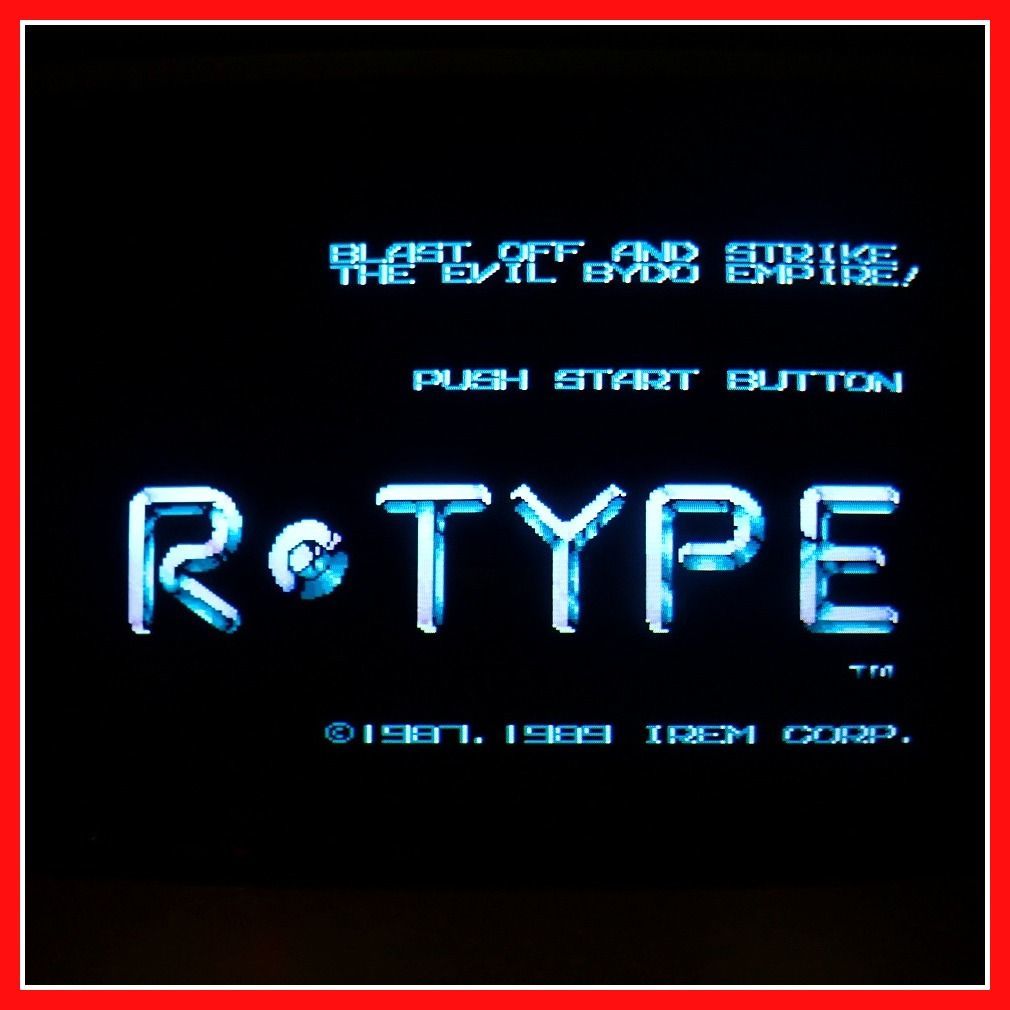 ☆X68000 5インチFD R-TYPE アールタイプ アイレム irem 箱説付 起動OK【10