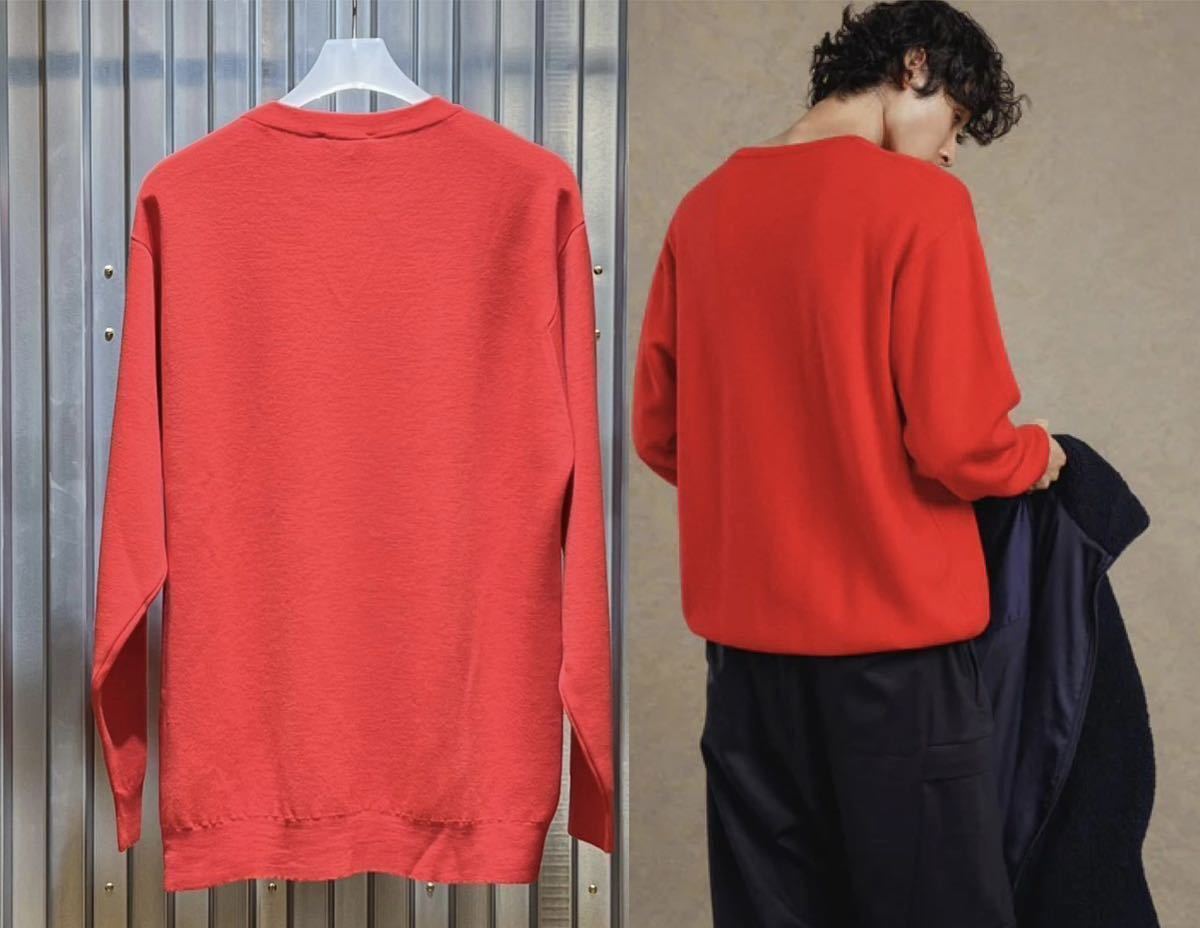 新品 L 2022AW JOHN SMEDLEY 別注 A4517 ジョンスメドレー クルー 