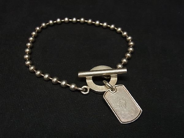 1円 GUCCI グッチ SV925 ボールチェーン ブレスレット 腕輪