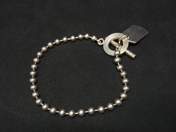 1円 GUCCI グッチ SV925 ボールチェーン ブレスレット 腕輪
