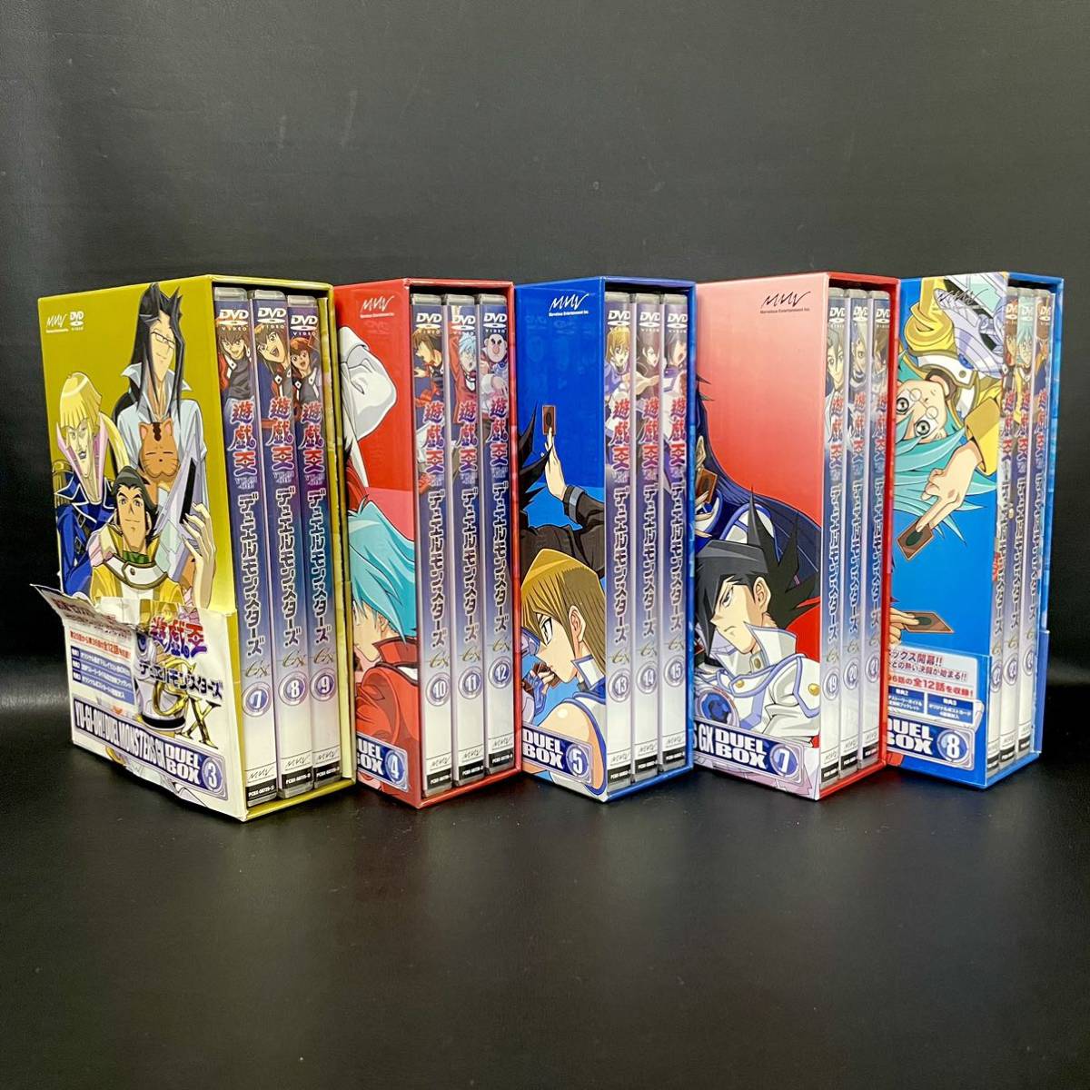 セル版 遊戯王 デュエルモンスターズ GX DUEL BOX 3.4.5.7.8 7〜15巻