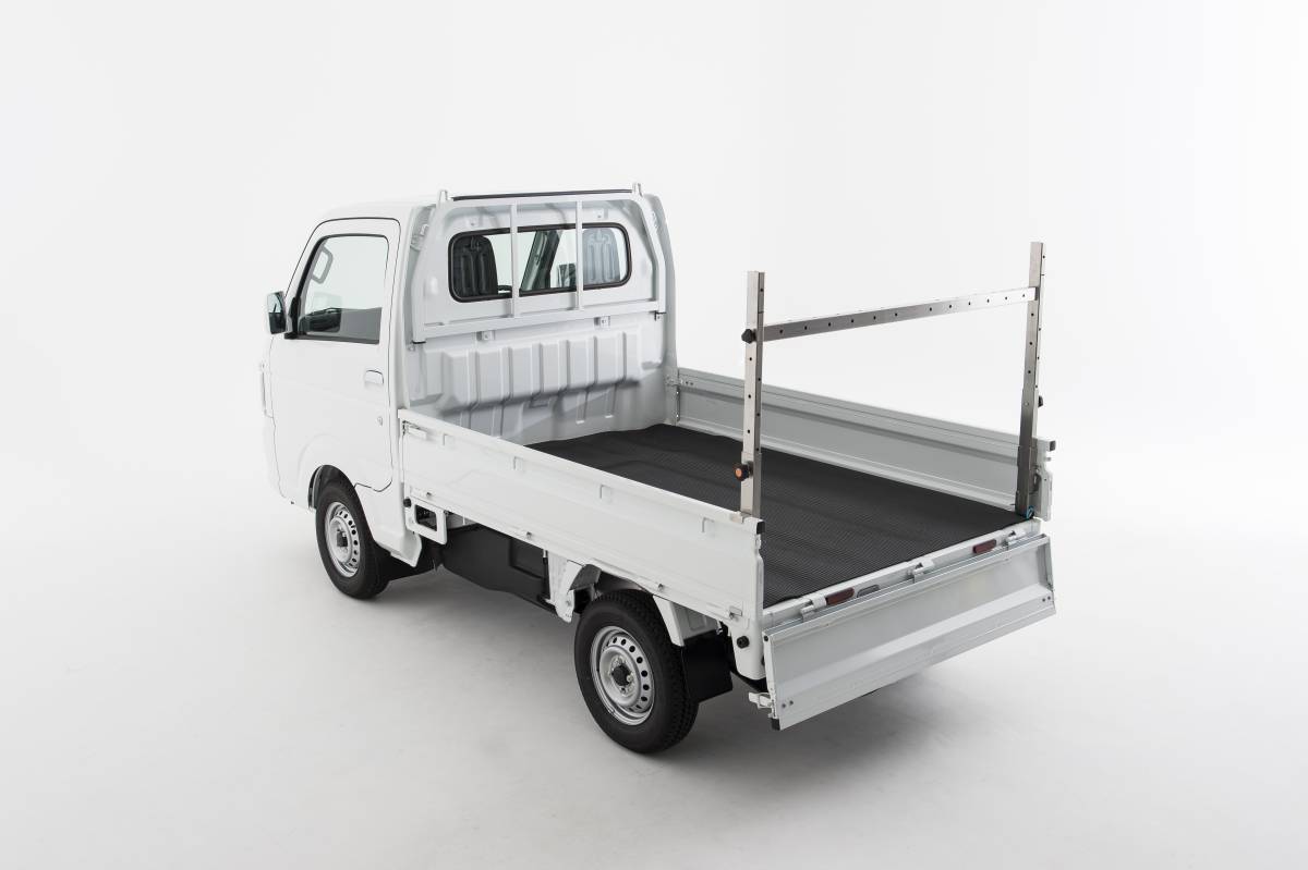 《脱着式》　軽トラ用　荷台キャリア【軽トライアングル】　伸縮60タイプ　ステンレス製　鳥居　馬　はしご　スーパーキャリー　アクティ_2