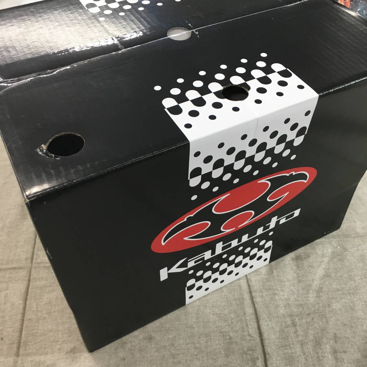 オージーケーカブト(OGK KABUTO)バイクヘルメット フルフェイス KAMUI3 PHOENIX(フェニックス) ブラックレッド サイズ L 