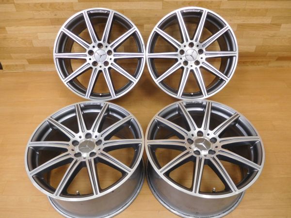 13-313◆希少★BBS AMG W212純正★19in9.5J+52，9J+37★ベンツ E63 W211◆正規品