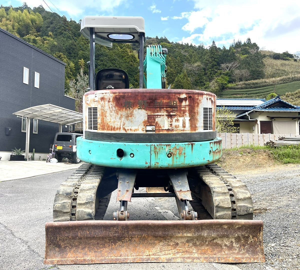 石川島 IHI-55UJ ユンボ 油圧ショベル 4wayマルチ 倍速 5トンクラス 
