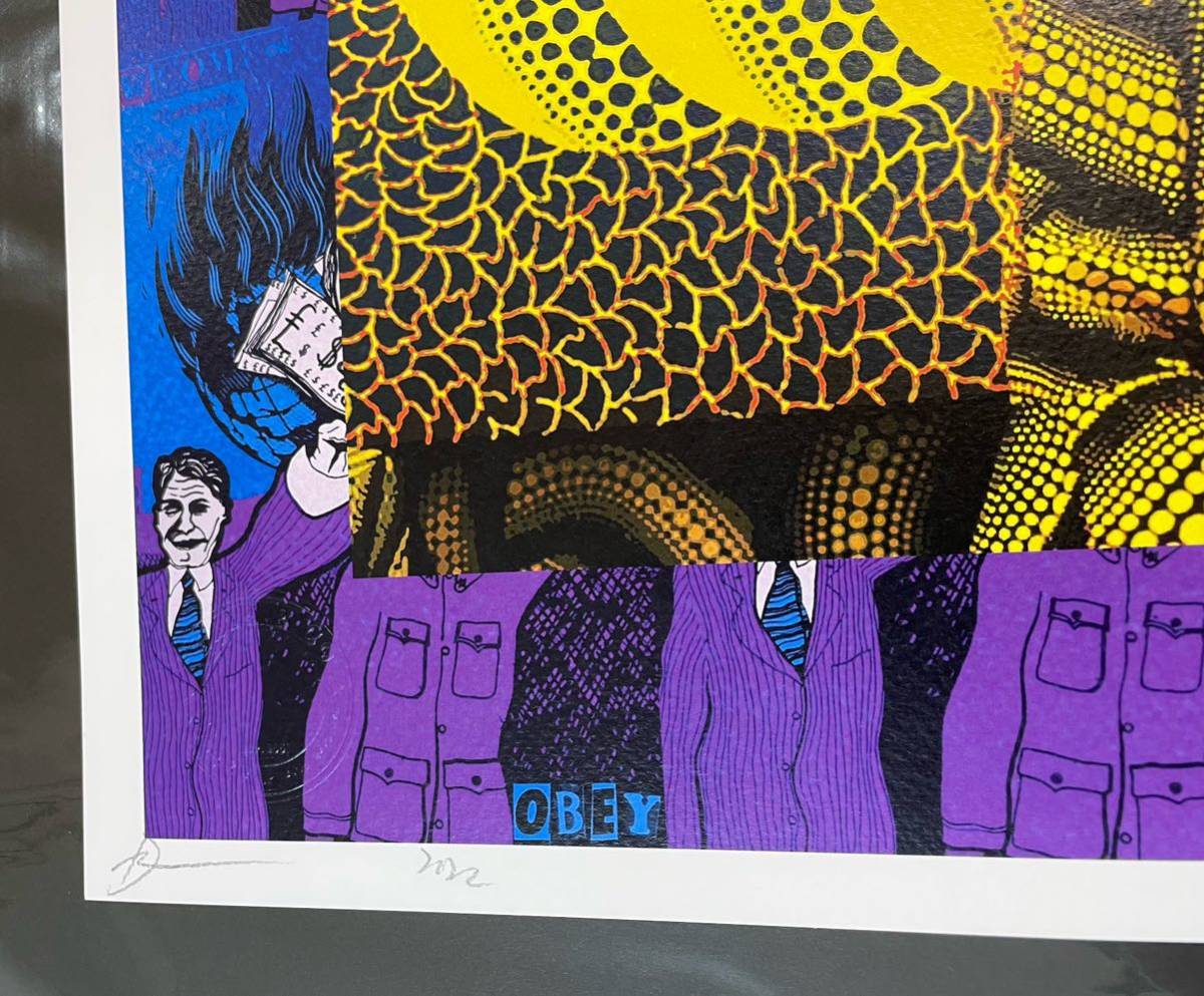 マット額装付⁄DEATHNYC⁄限定アートポスター⁄奈良美智⁄シルクスクリーン