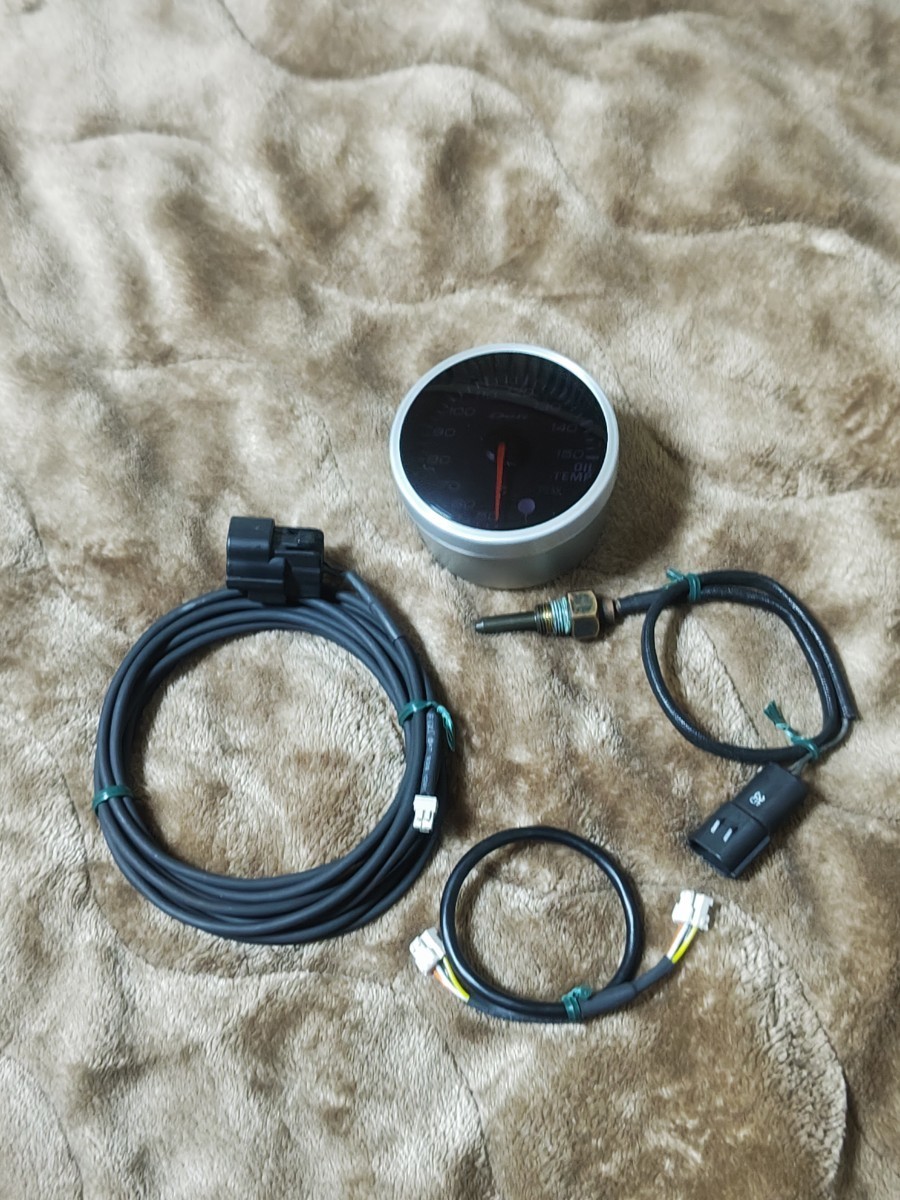 Defi デフィ リンクメーター BF 油温計 60Φ ホワイト