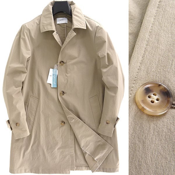 J PRESS ジェイプレス 中綿ライナー付 ステンカラーコート L 近年モデル】J.PRESS ジェイプレス コットン 中綿ライナー付き ステン