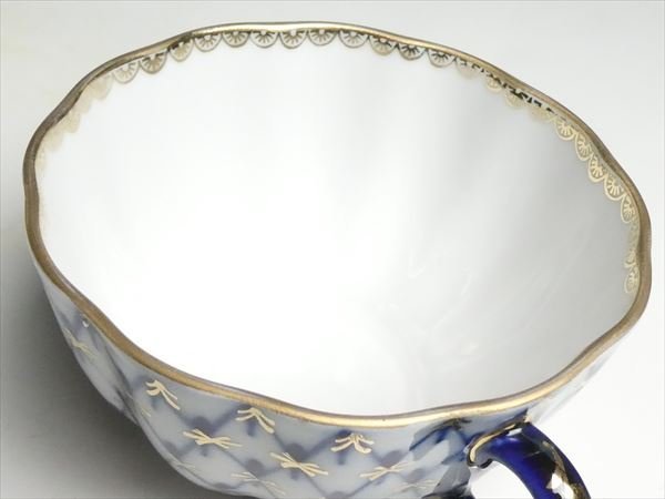 インペリアルポーセリン コバルトネット ロシア食器 ナンセンス