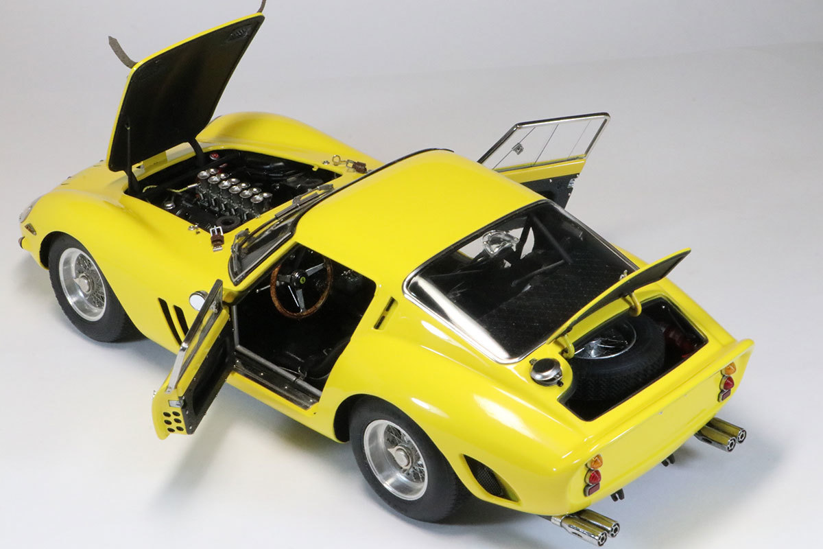 M-153 CMC 1/18 フェラーリ 250 GTO 1962 イエロー 展示品 (マテル BBR