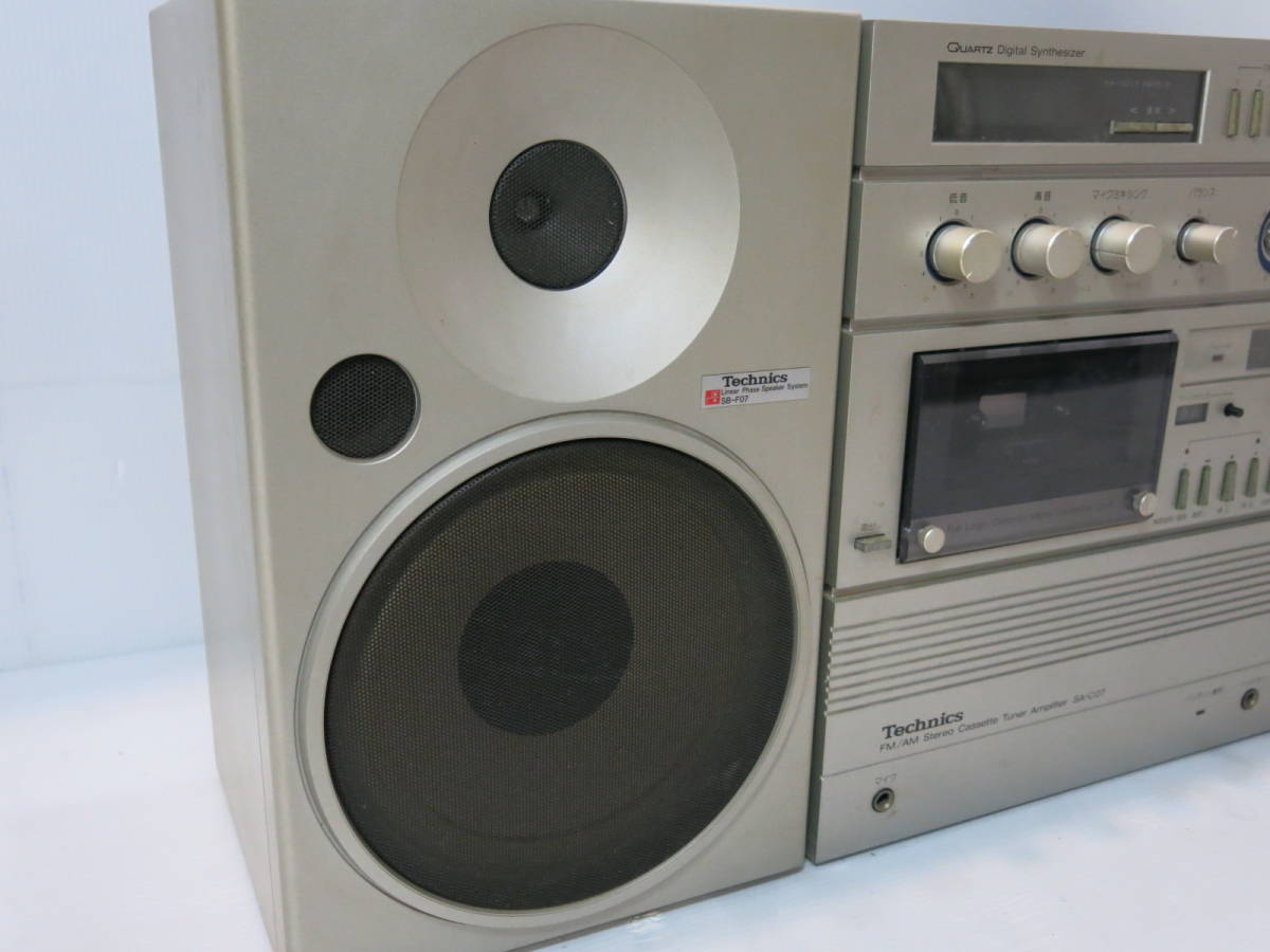 Technics テクニクス SA-C07 FM AM ラジカセ SB-F07 Yahoo