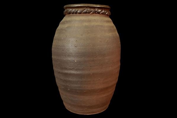 華道具 茂平窯 茂平焼 蛸壷 壺 花生 花瓶 花入 花器 共箱 骨董