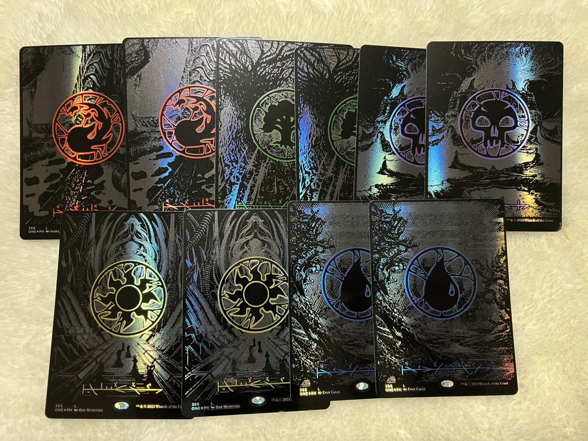 (50枚)オイルスリックフォイル基本土地セット MTG MTG マジックザギャザリング オイルスリック Foil 基本土地 セット 各2