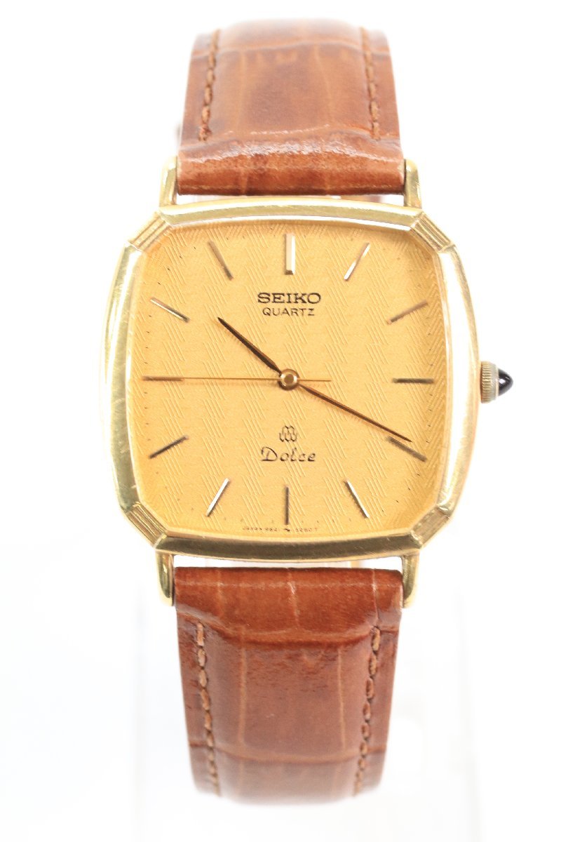 SEIKO セイコー DOLCE ドルチェ 14K×SS 9641-5050 クォーツ メンズ