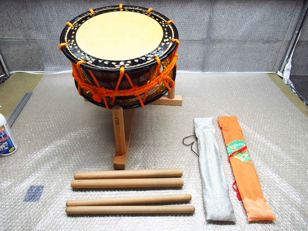 締太鼓 和太鼓 バチと台座付き 長唄 お囃子などに 【公式通販】