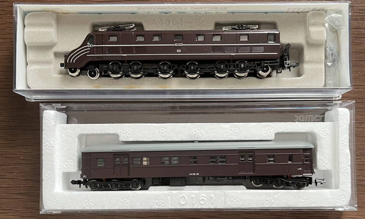 【最終出品】Nゲージ　ジャンク品　マイクロエース製　A1301 EF55-1 復活+スエ78-15 EF55-1 マイクロエース A1301
