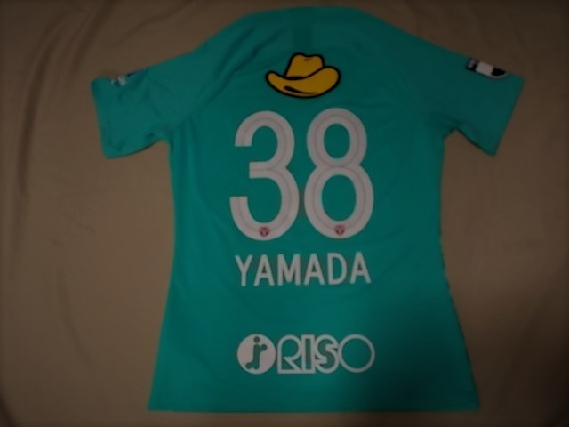 正規品・古着】鹿島アントラーズ（GK）ユニフォーム 山田大樹#38 支給