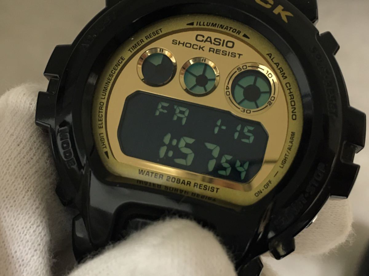 R884 稼動 電池交換済み カシオ G-SHOCK 3230 DW-6900CB デジタル