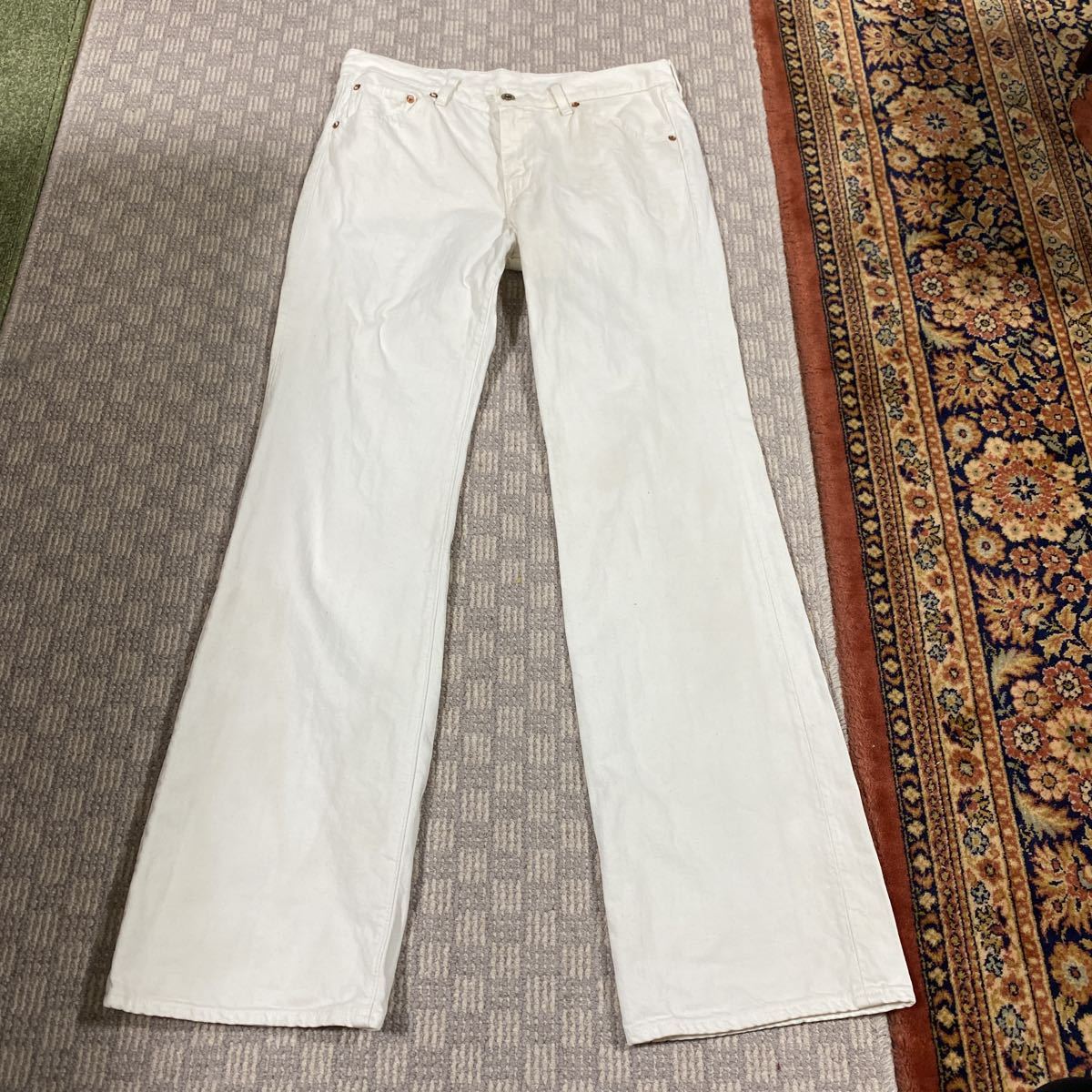 2000年製造 リーバイス 517 w33 l33 白 ホワイト 古着 ブーツカット 