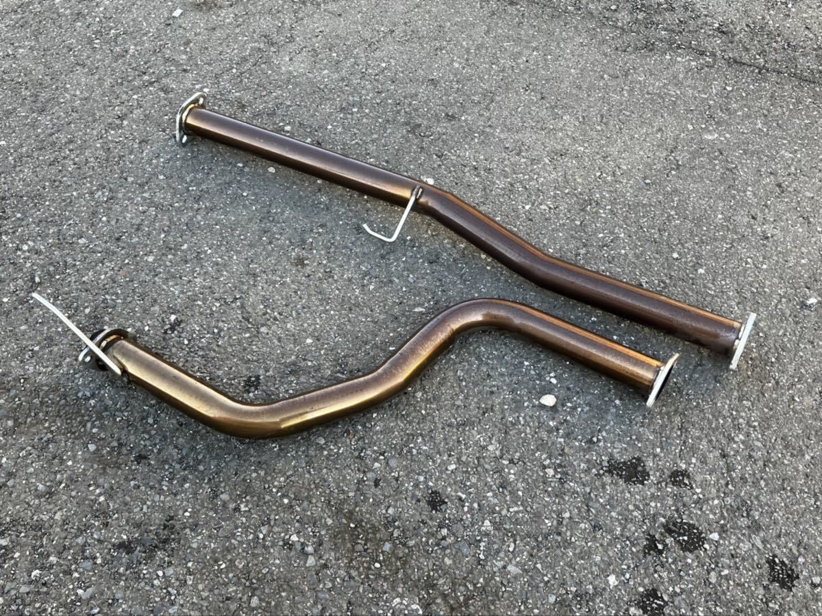 EK9 シビック ゼロファイター センターパイプ 中間 パイプ セット直管