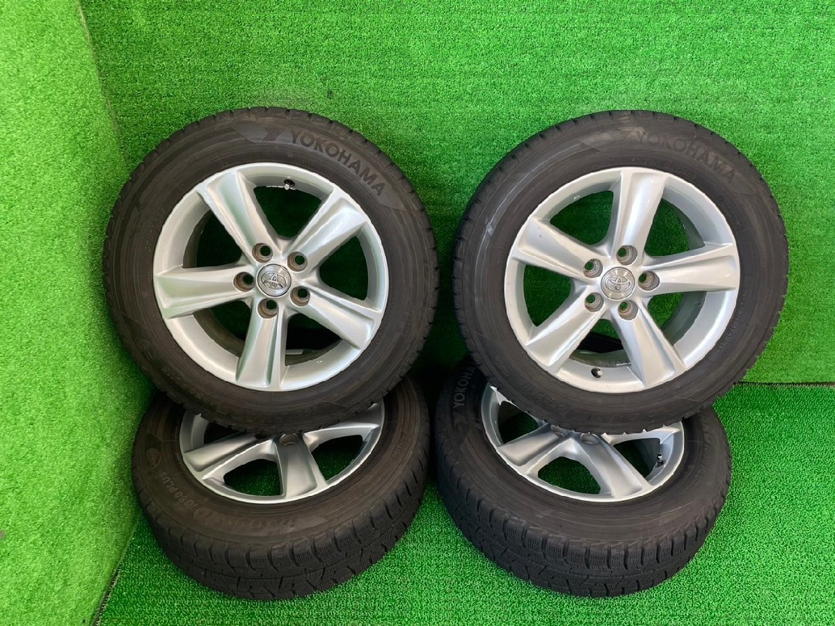 TOYOTA CROWN クラウン 純正 アルミホイール バリ山 YOKOHAMA 夏タイヤ