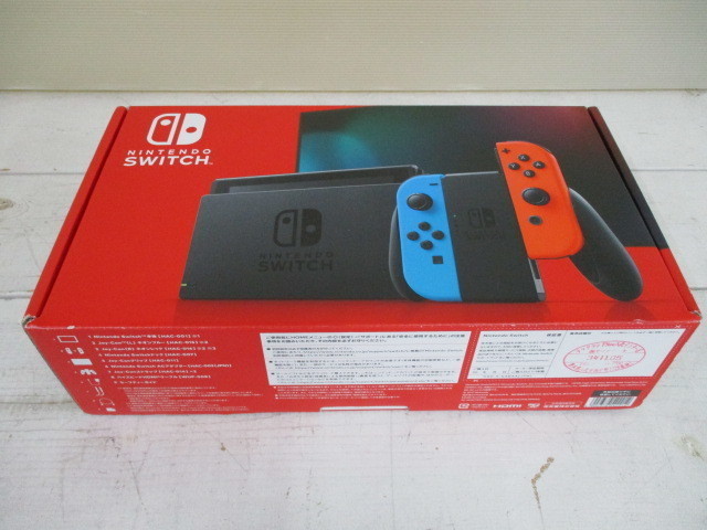  G1965 Nintendo Switch Joy-Con L ネオンブルー/ R ネオンレッド / み/傷や汚れなどの 感有/箱傷みあり(ニンテンドースイッチ本体)｜売買されたオークション情報、yahooの商品情報をアーカイブ公開 - オ ニンテンドースイッチ本体