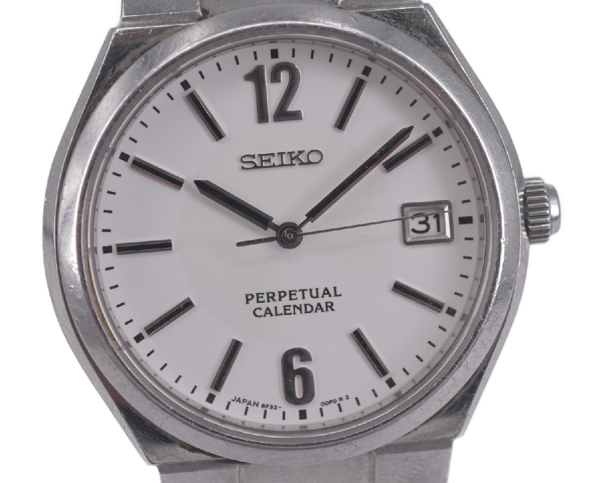 中古品] 稼働品【SEIKO】セイコー パーペチュアルカレンダー 8F32-00M0 