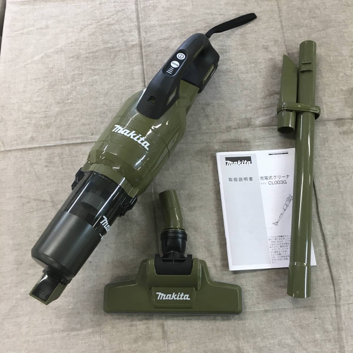 ジャンク品 マキタ(Makita) 充電式クリーナ 40Vmax バッテリ・充電器
