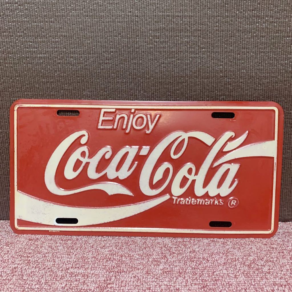 ブリキ看板 Coca-Cola コカ・コーラ アメリカン雑貨 コカコーラ看板 3