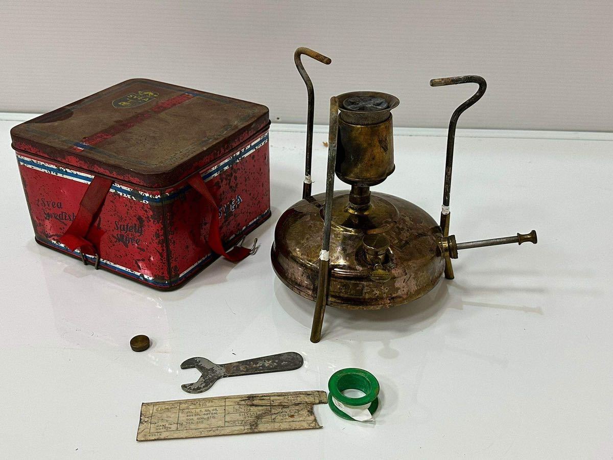 SVEA スベア 106 キャンプ ストーブ CAMP STOVE アウトドア ヴィンテージ スウェーデン製 アンティーク シングルバーナー 動作確認済み