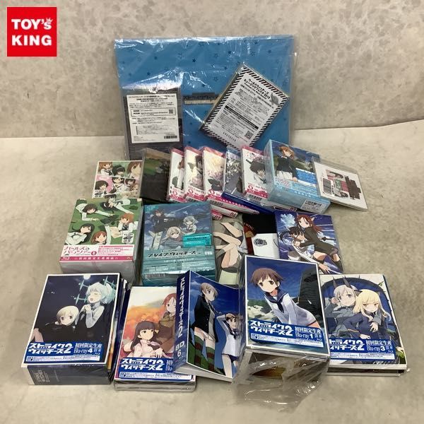 1円〜 訳あり Blu-ray ガールズ&パンツァー、ストライクウィッチーズ2 他