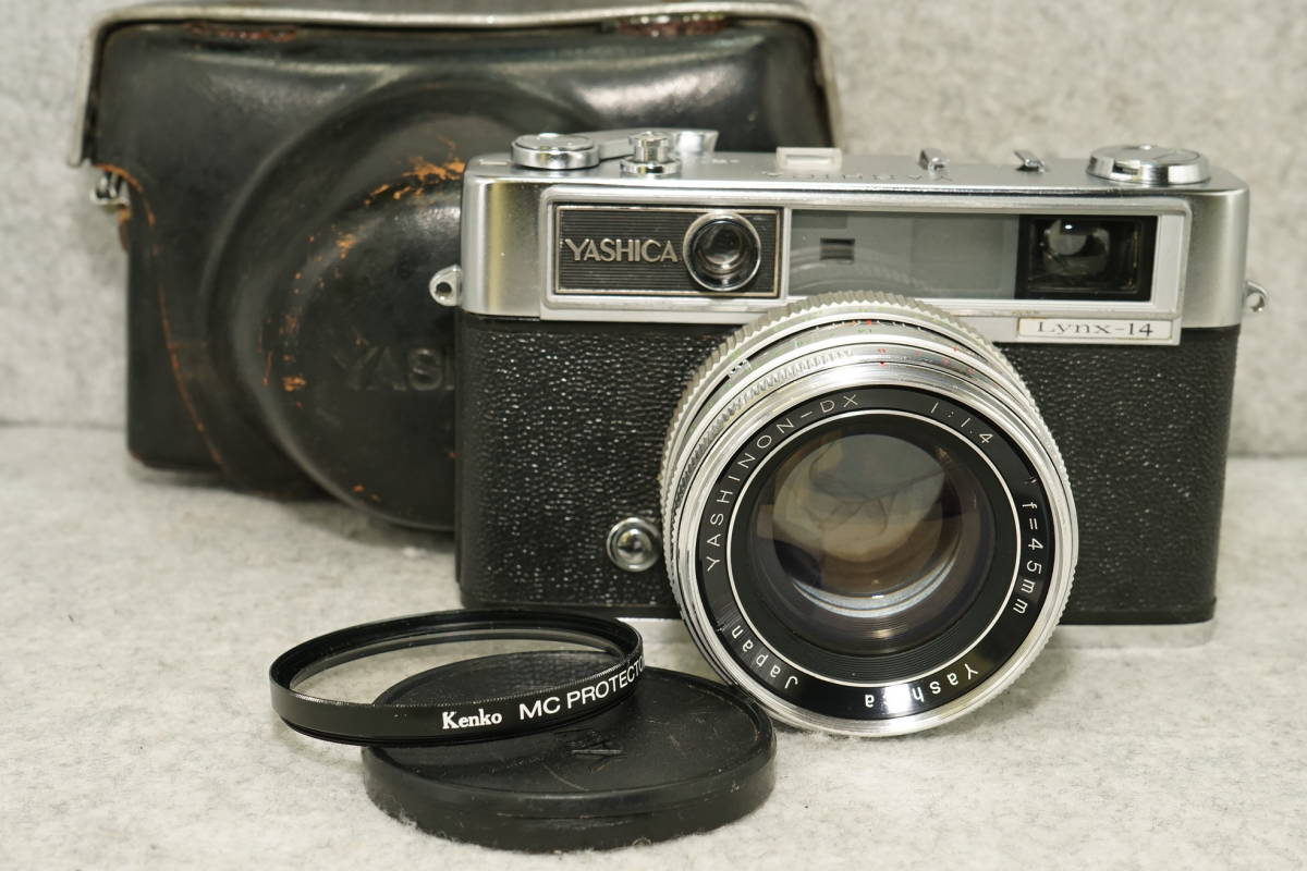 YASHICA Lynx-14 1:1.4 45mm 大口径のレンズ搭載 実働品 Yashica 45mm